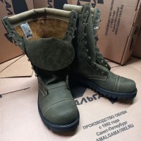 Ботинки кожаные Амальгама - 2 цвета "Green"