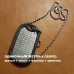 Набивка текста на жетон Dog Tag (Брелок ICE, образцы символов)